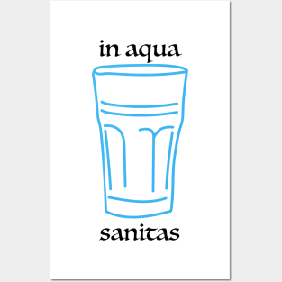 In aqua sanitas Posters and Art